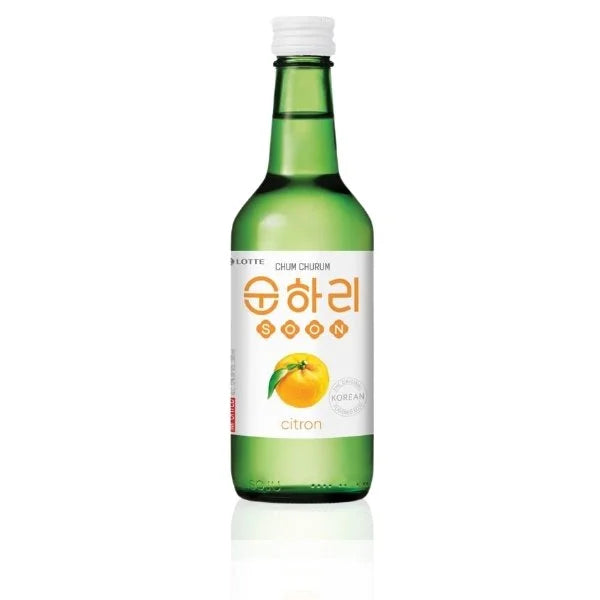 LOTTE Chum Churum Soonhari Citron 순하리 감귤 360ml