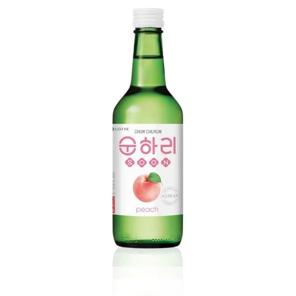 LOTTE Chum Churum Soonhari Peach 순하리 복숭아 360ml