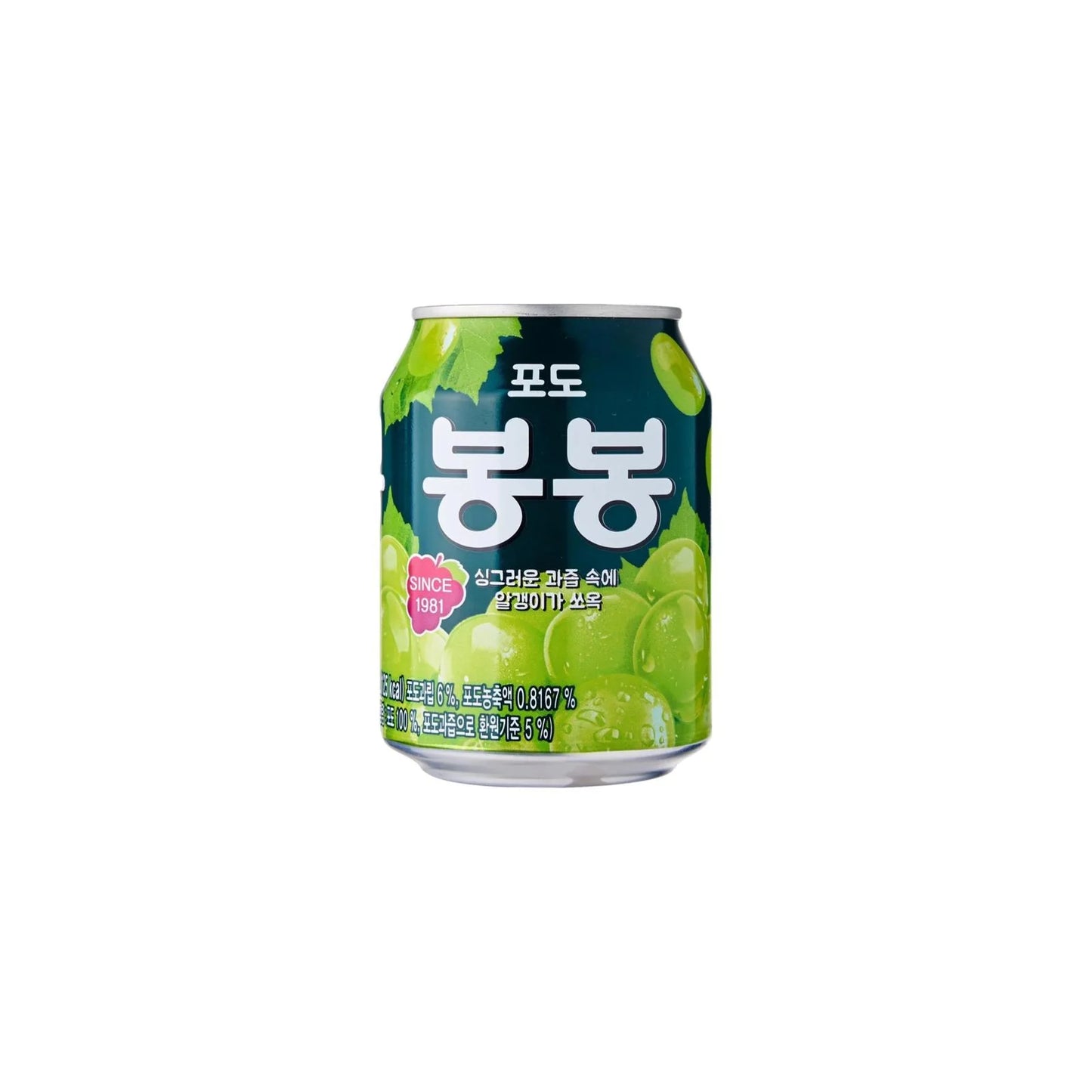 HAITAI Grape bongbong juice 포도봉봉 238ml