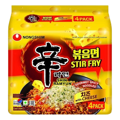 NONGSHIM Shin Ramyun Stir Fry Cheese 신라면 볶음면 치즈