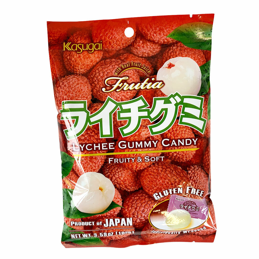 KASUGAI Gummy lychee 102g
