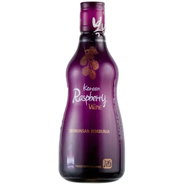 GOCHANG Korean no1 black raspberry wine 선운산 복분자 375ml